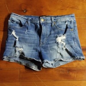 Express jean shorts